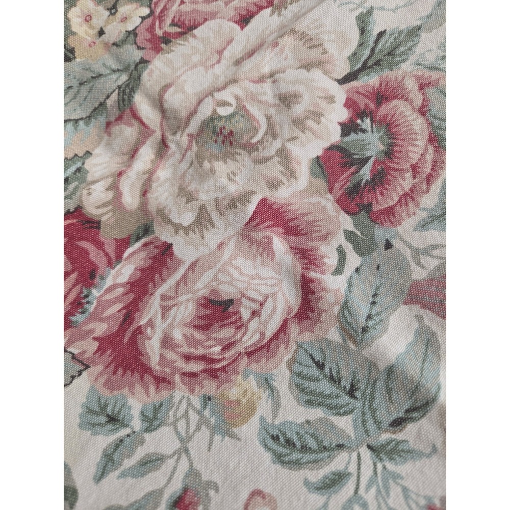 Waverly Ladies Day Vintage Collection (3) Tea Hand Towels 24x36 Hem on 3 Sides
